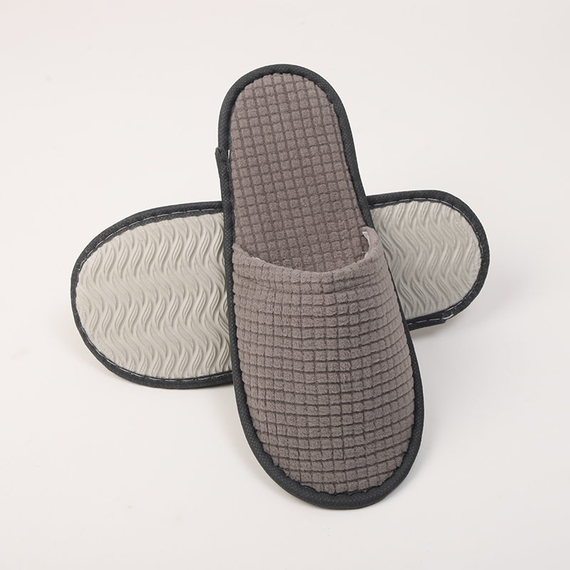 Disposable slippers at the hotel