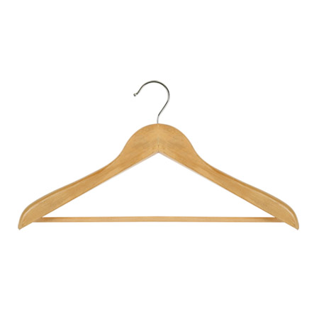 wooden clothes hanger