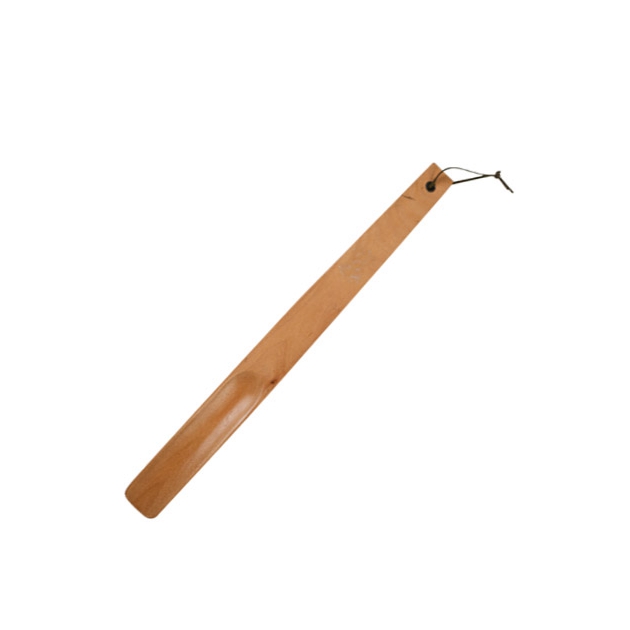Long wooden shoehorn