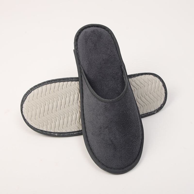 Disposable slippers at the hotel