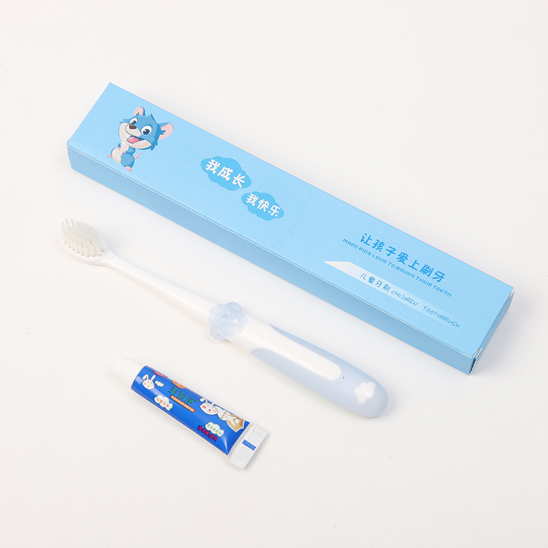 Disposable dental care kits for hotel children - children's version
