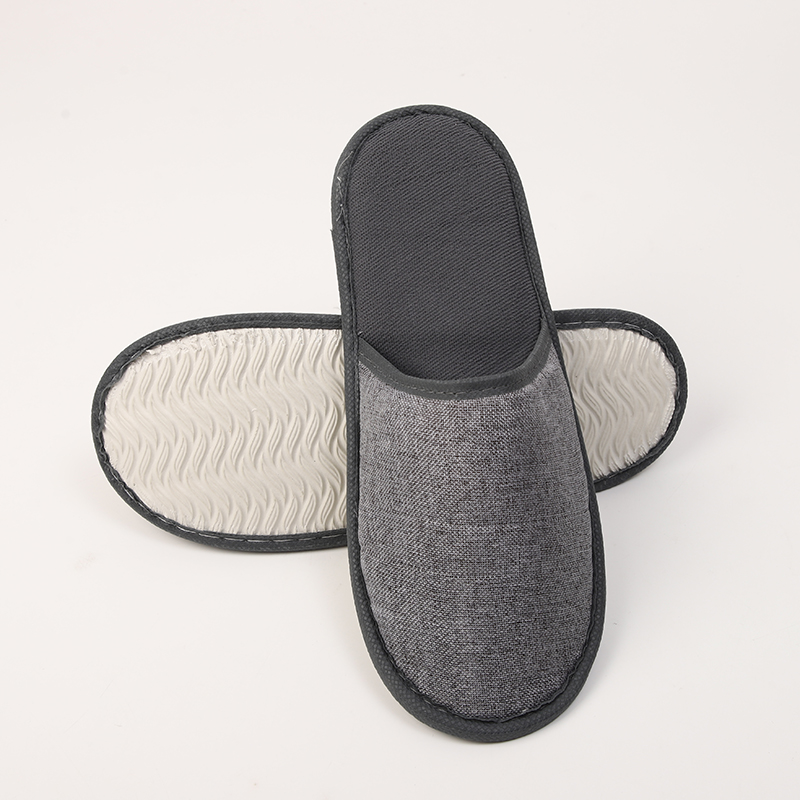 Disposable slippers at the hotel