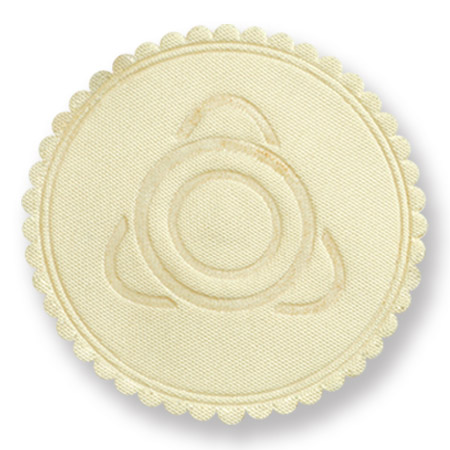 Round textured coaster