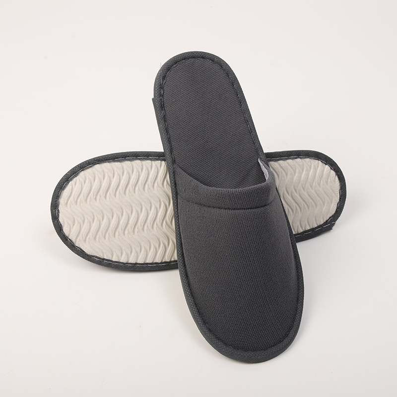 Disposable slippers at the hotel